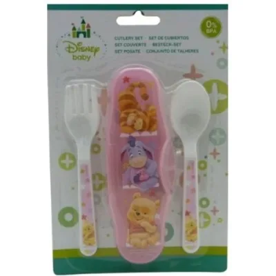 set de couvert winnie rose