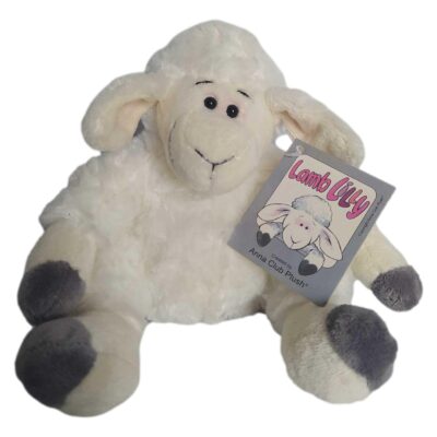Doudou mouton assis