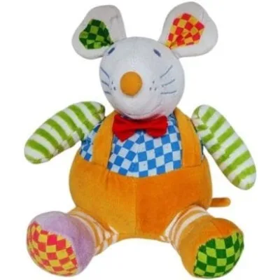 doudou souris a carreau crédit agricole