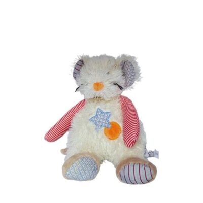 doudou souris la galleria etoile bleu bras rouge