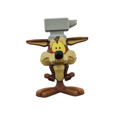 figurine coyote enclume