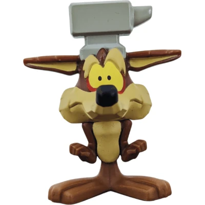 figurine coyote enclume