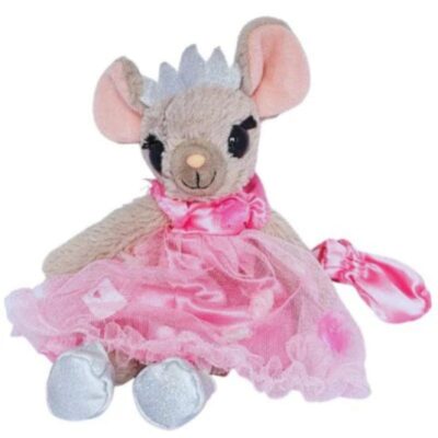 peluche Souris robe rose maus