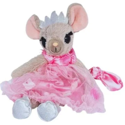 peluche Souris robe rose maus
