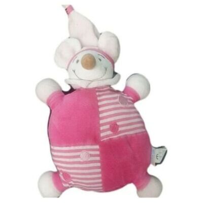 Doudou souris rose