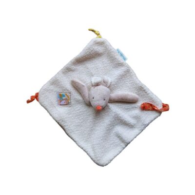 doudou plat biscotte et pompom