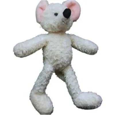doudou souris blanche