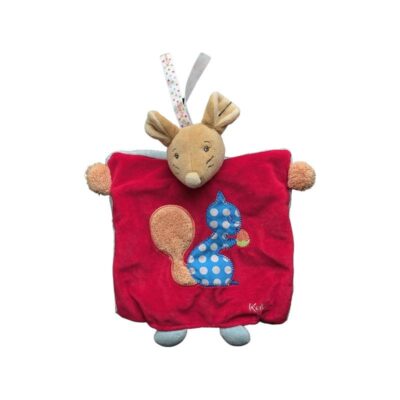 Doudou souris plat marionette ecureuil kaloo