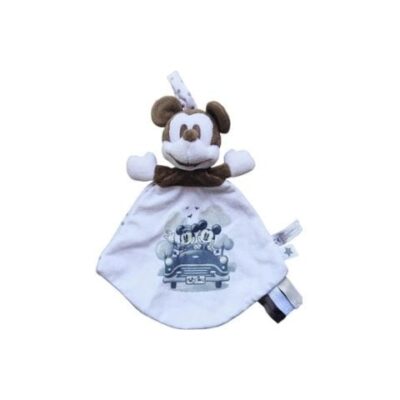 doudou souris noir et blanc mickey
