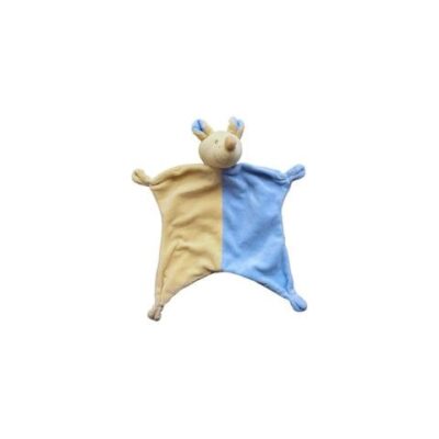 doudou souris paradise toy jaune et bleu