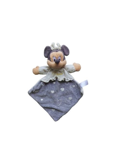 doudou souris plate grise nicotoy