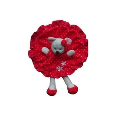 doudou souris plate rouge kimbaloo