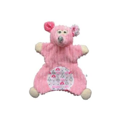 doudou souris rose deglingos
