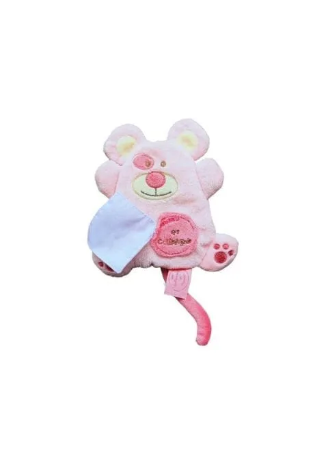 doudou souris rose mouchoir doudou et compagnie