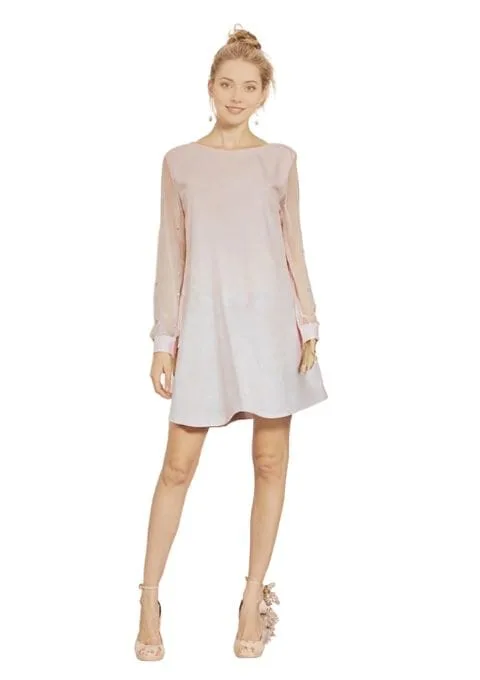robe chic rose poudré