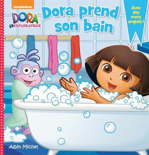 dora prend son bain