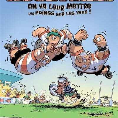 les rugbymen ont va leur mettre les poings sur les yeux