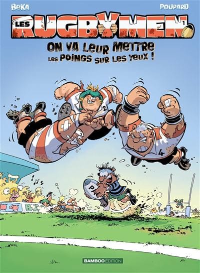 les rugbymen ont va leur mettre les poings sur les yeux