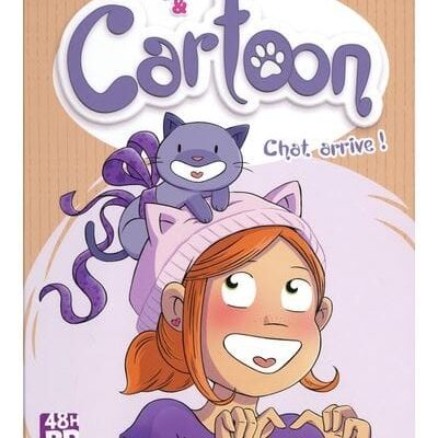 mistinguette et cartoon chat arrive