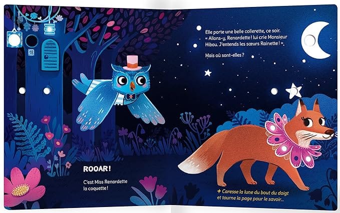 page monsieur hibou et la foret