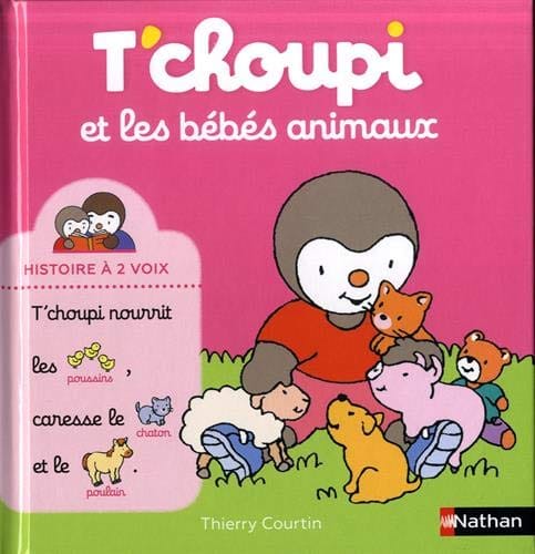 t'choupi et les bébés animaux