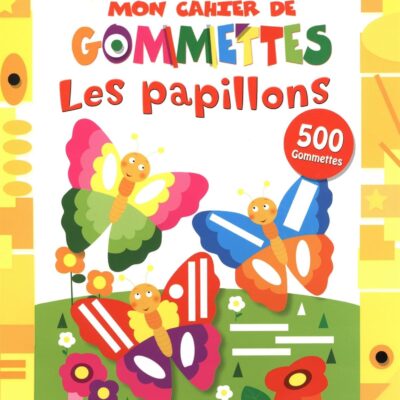 Cahier de gommettes les papillons