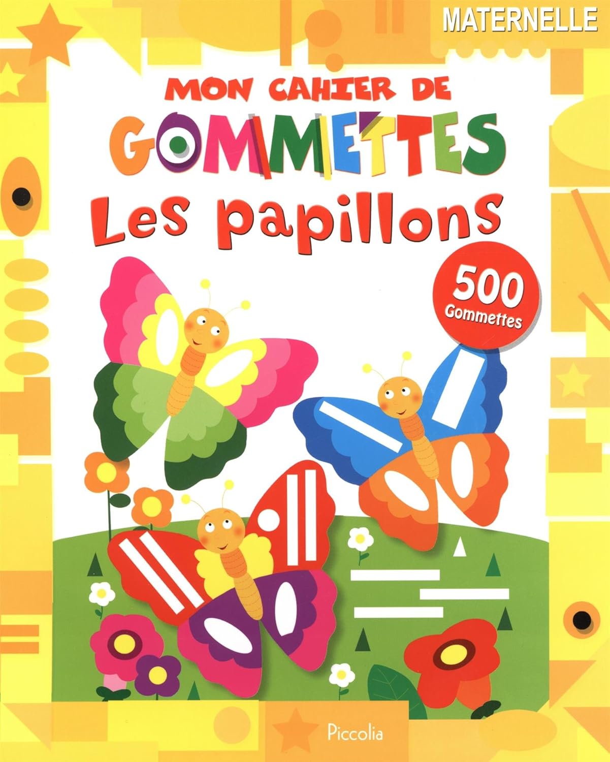 Cahier de gommettes les papillons