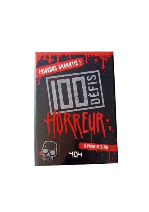 100 défis horreur