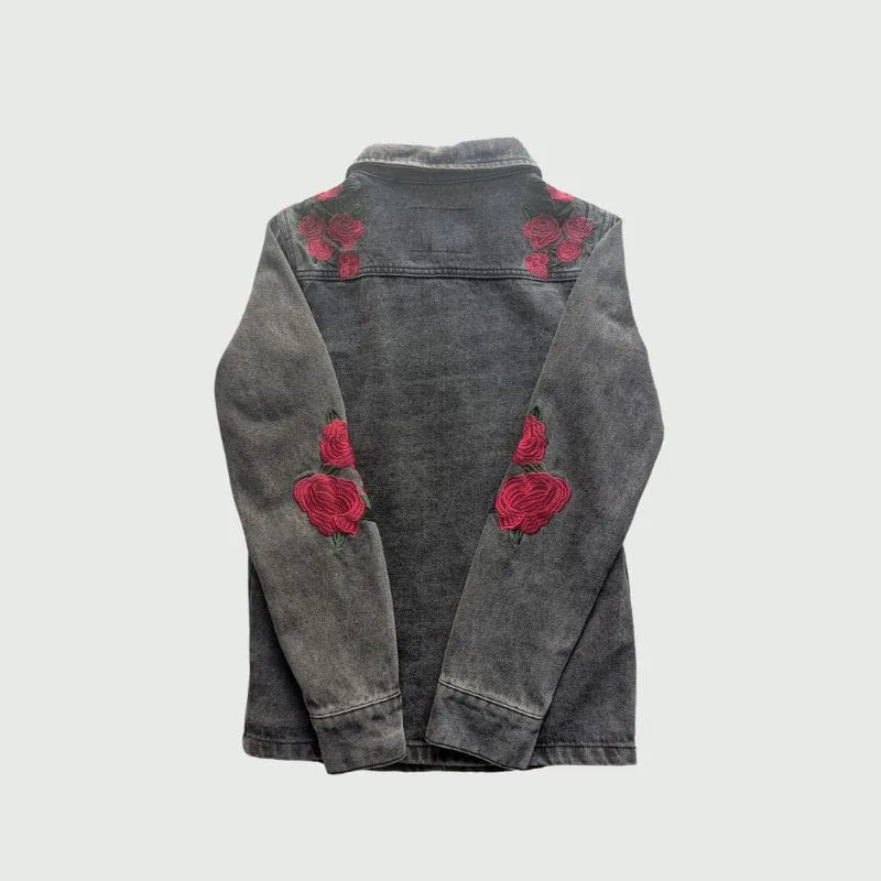 veste jeans noire