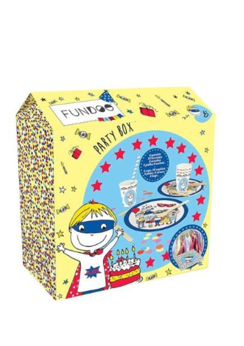 boite anniversaire super heros