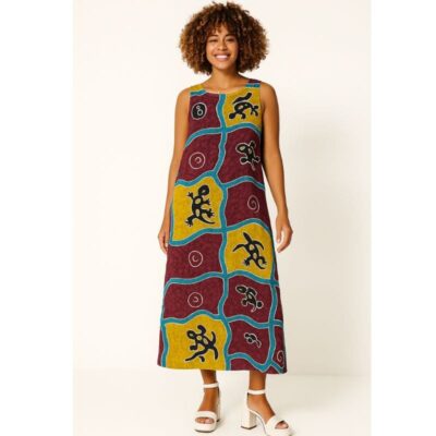 Robe ethnique gécko