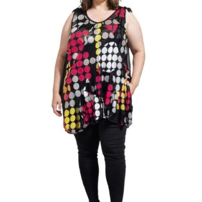 tunique multicolore