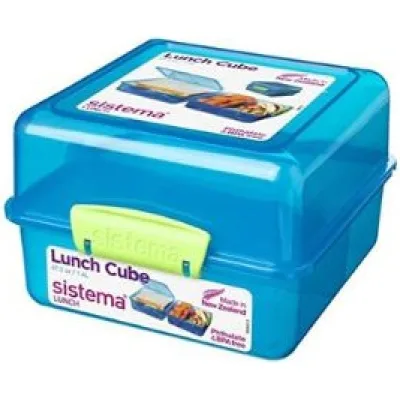 boite repas bleu