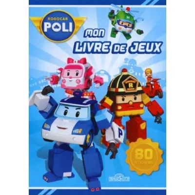 livre jeux robocar poli
