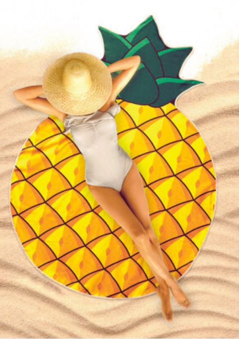 serviette de plage ananas