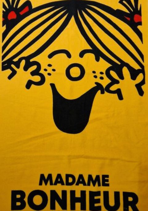 serviette de plage bonheur