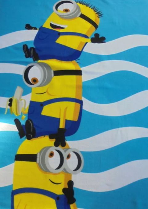 serviette de plage les minions