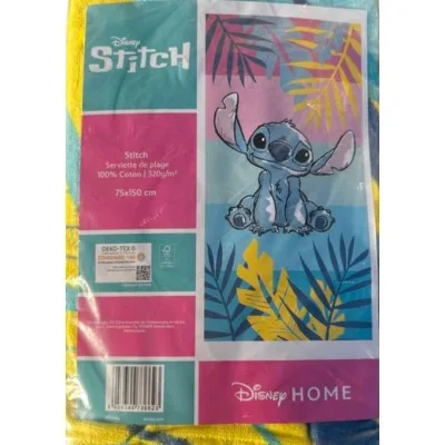 serviette de plage stitch