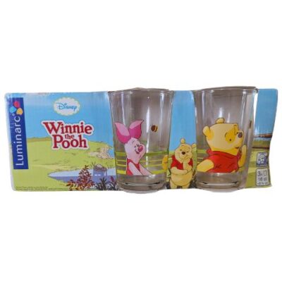 Lot de verres Winnie l'ourson