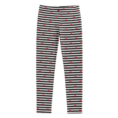 Legging Rayé à cœurs