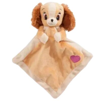 Doudou plat Chien La Belle et le Clochard