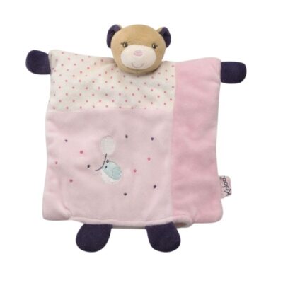 Doudou ours Kaloo petite rose